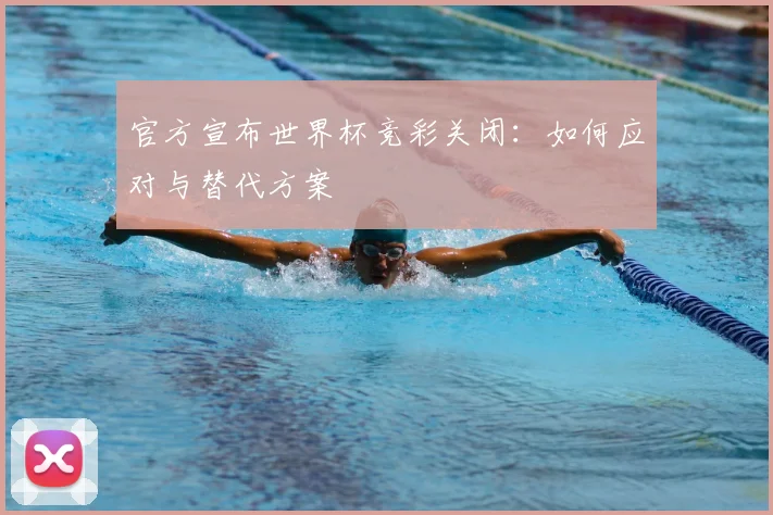 官方宣布世界杯竞彩关闭：如何应对与替代方案