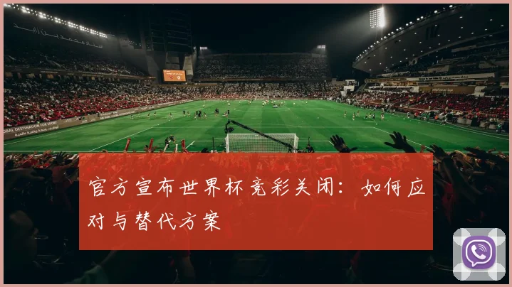 官方宣布世界杯竞彩关闭：如何应对与替代方案