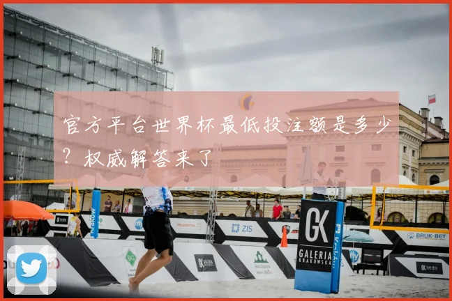 官方平台世界杯最低投注额是多少？权威解答来了